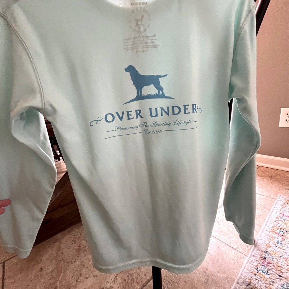 Over and Under Long Sleeve Shirt Boys size L